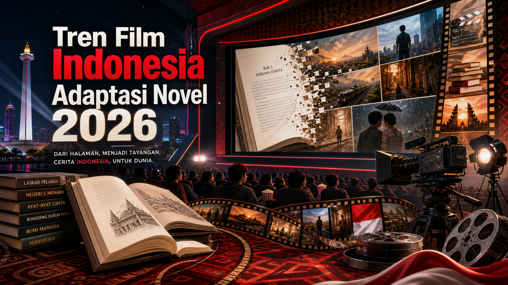 Tren Film Indonesia Adaptasi Novel 2026 - film
