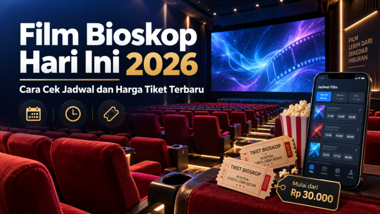 bioskop - Film Bioskop Hari Ini 2026: Cara Cek Jadwal dan Harga Tiket Terbaru