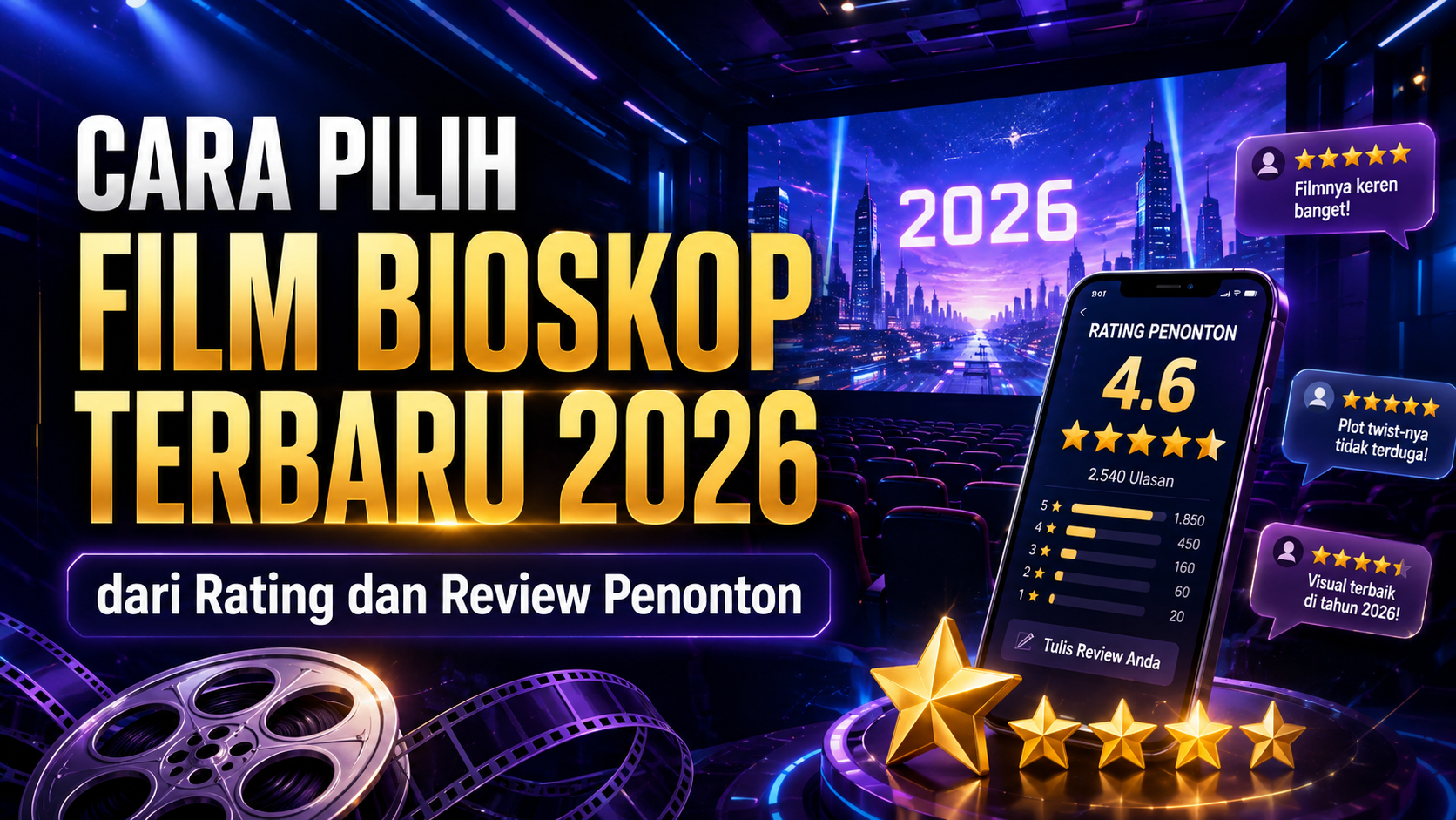 film - Cara Pilih Film Bioskop Terbaru 2026 dari Rating dan Review Penonton