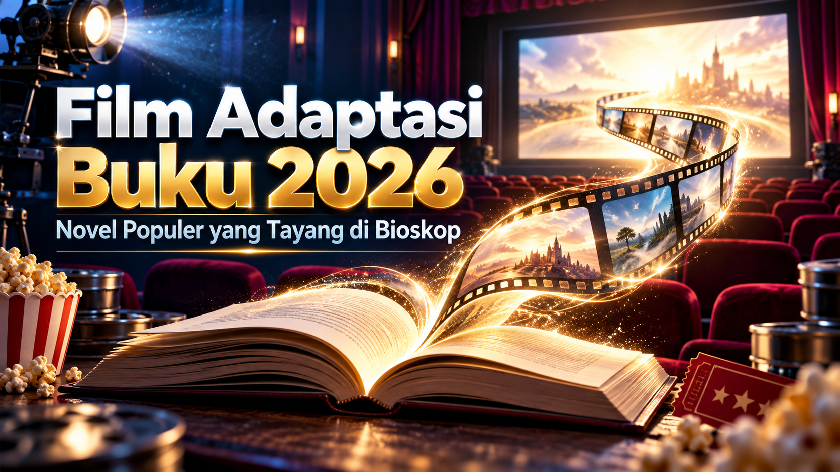 film - Film Adaptasi Buku 2026: Novel Populer yang Tayang di Bioskop