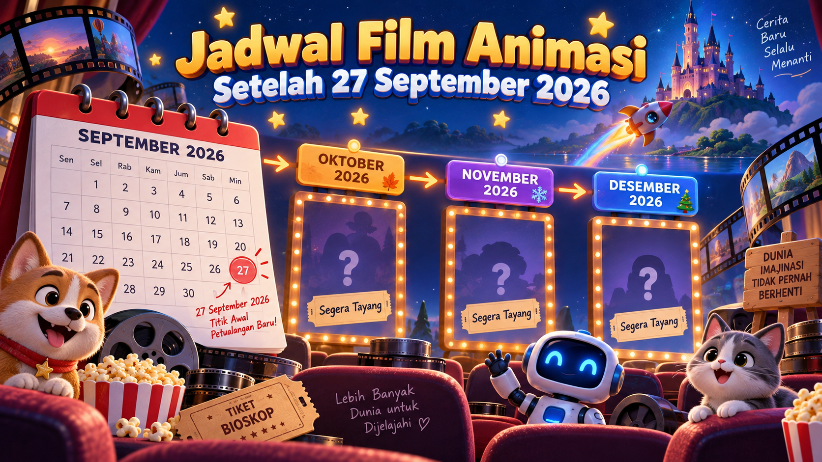 Jadwal Film Animasi Setelah 27 September 2026 - animasi