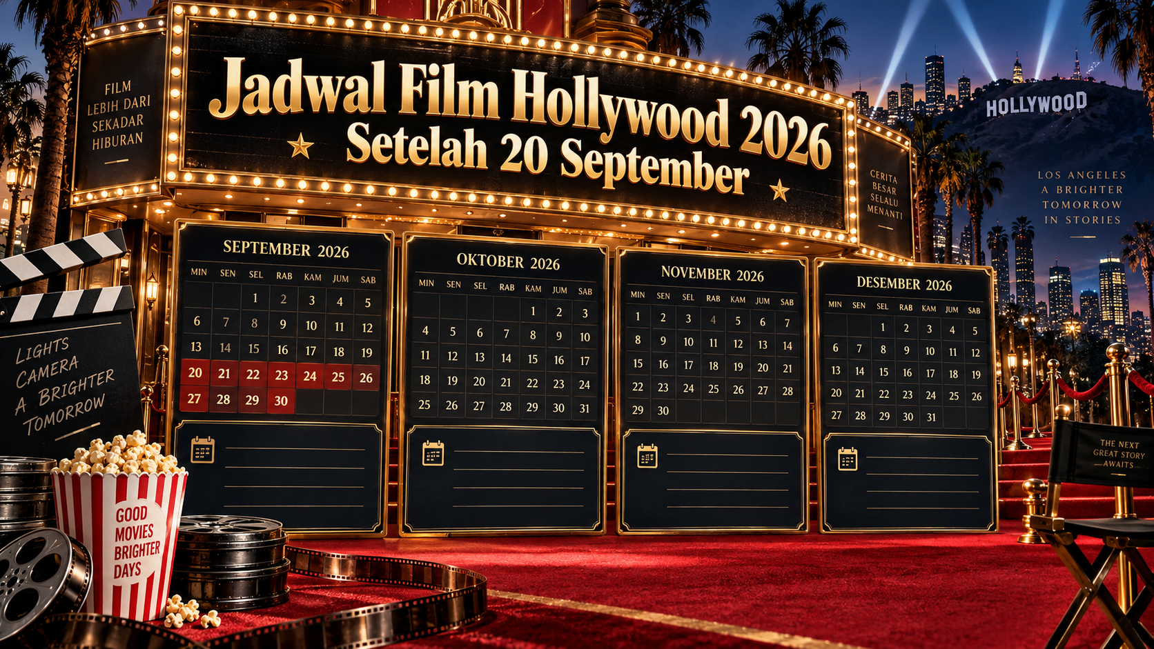 Jadwal Film Hollywood 2026 Setelah 20 September - film