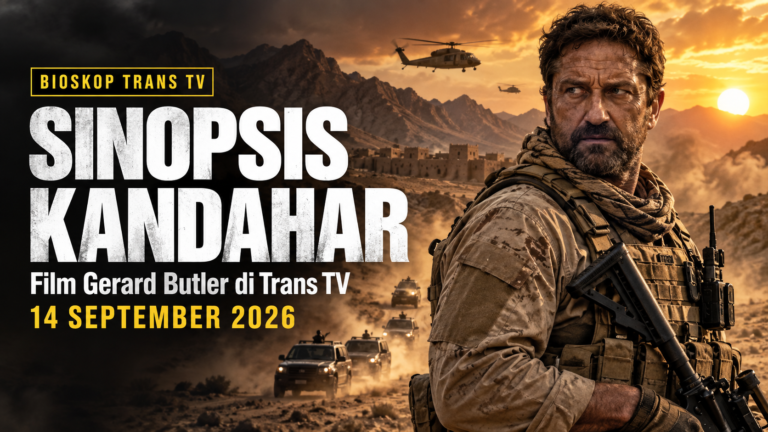 kandahar - Sinopsis Kandahar, Film Gerard Butler di Trans TV 14 September 2026