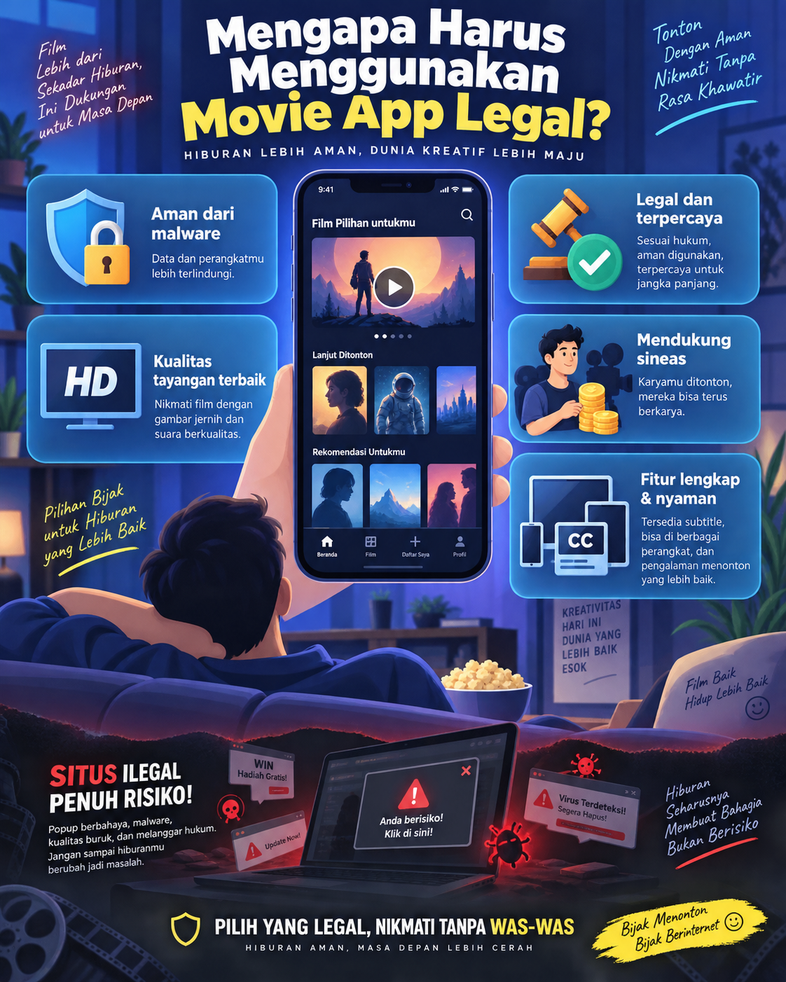 Mengapa Harus Menggunakan Movie App Legal? - movie
