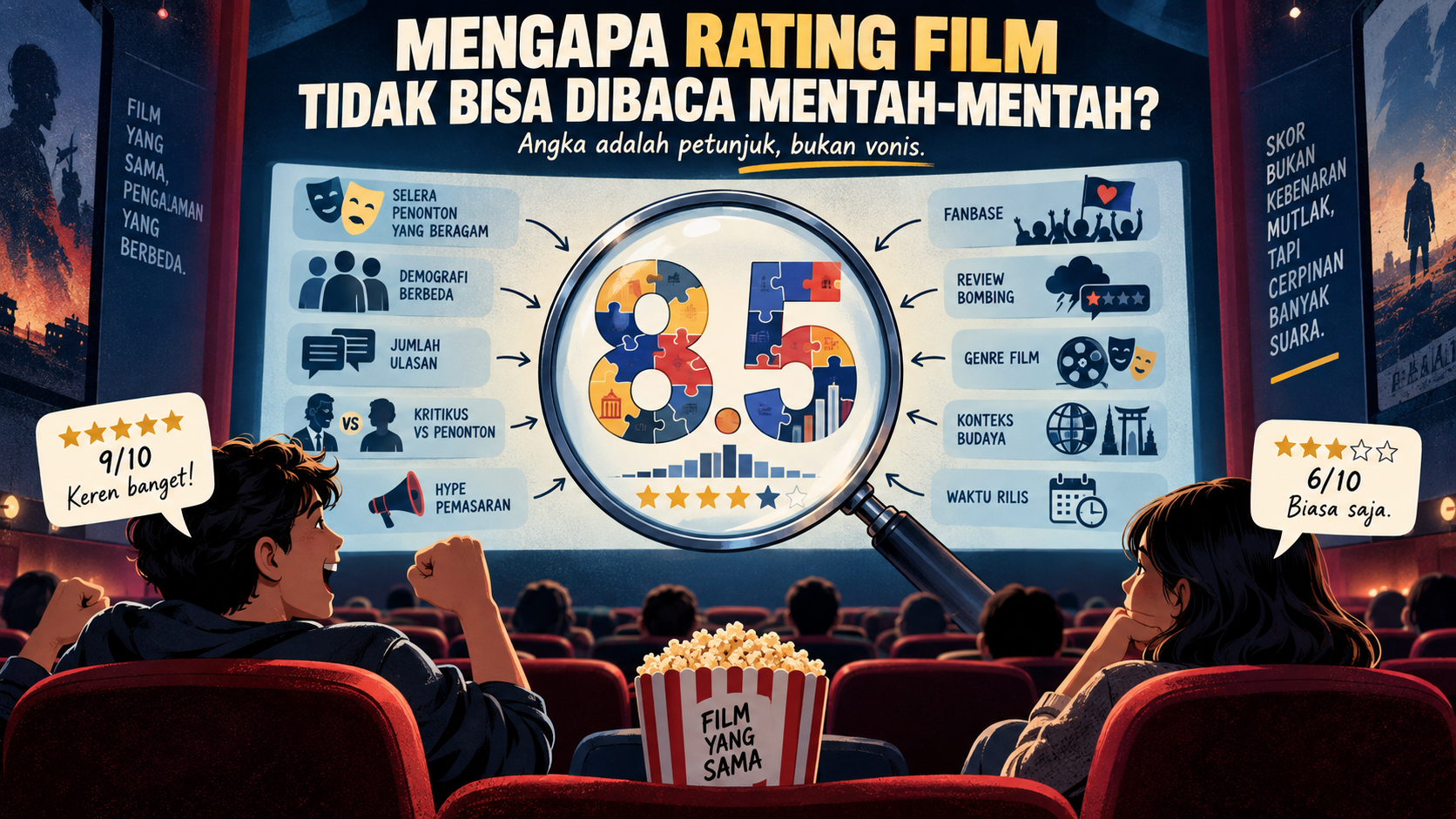 Mengapa Rating Film Tidak Bisa Dibaca Mentah-Mentah? - rating