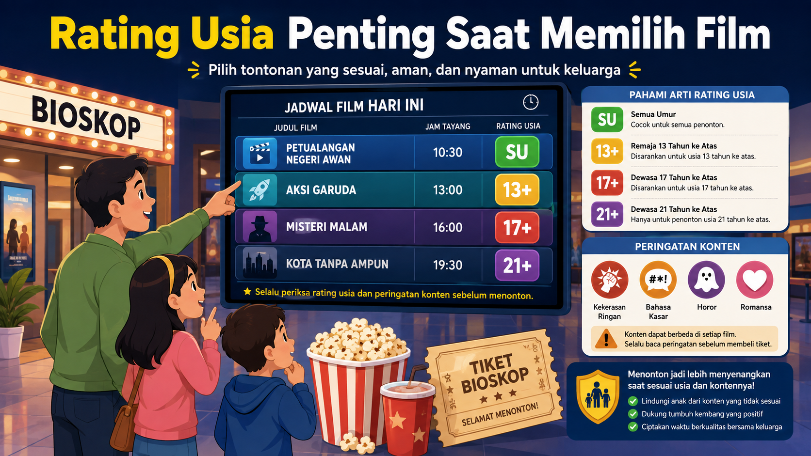 Mengapa Rating Usia Penting Saat Memilih Film Bioskop Hari Ini? - film