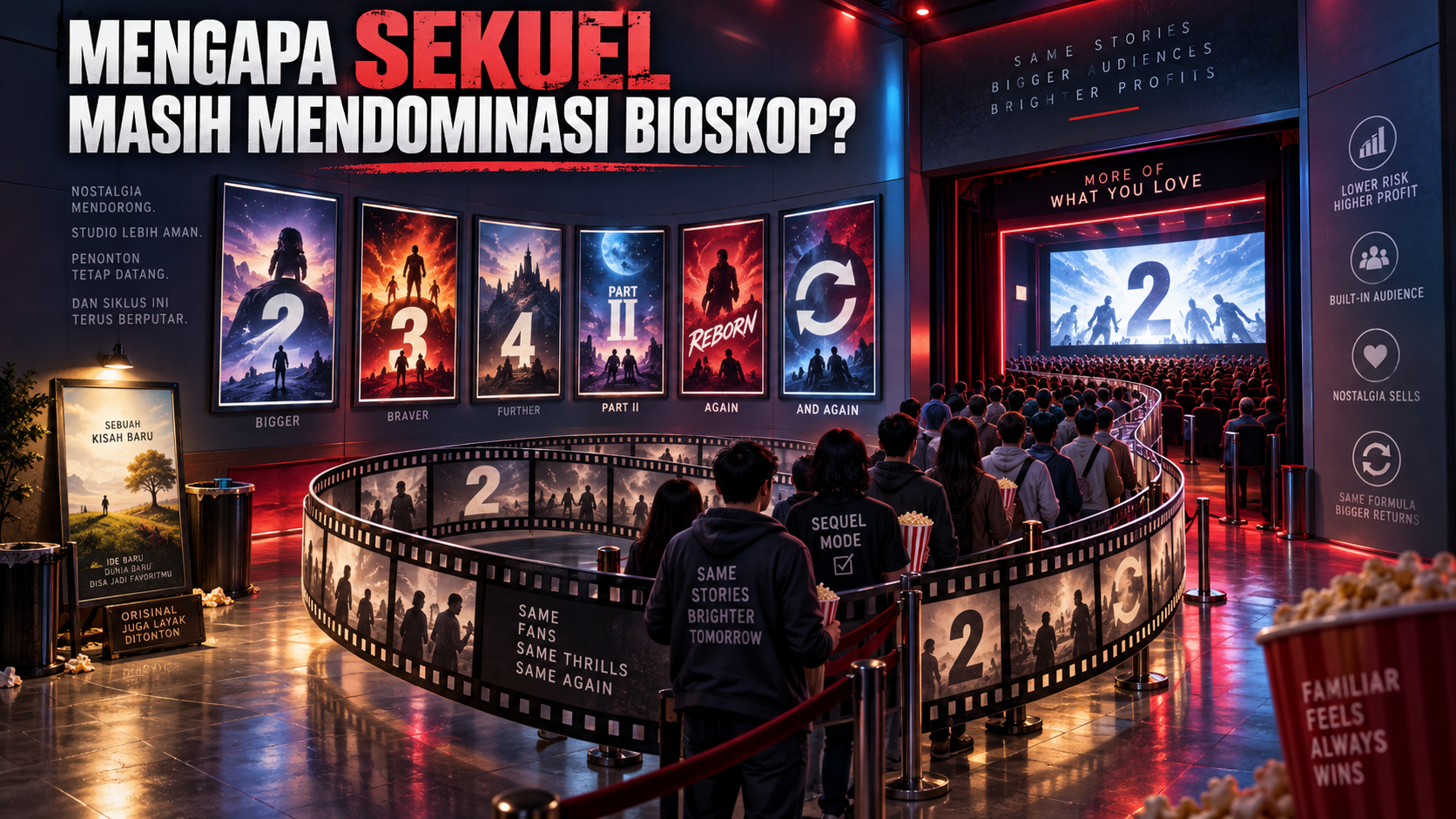 Mengapa Sekuel Masih Mendominasi Bioskop? - film