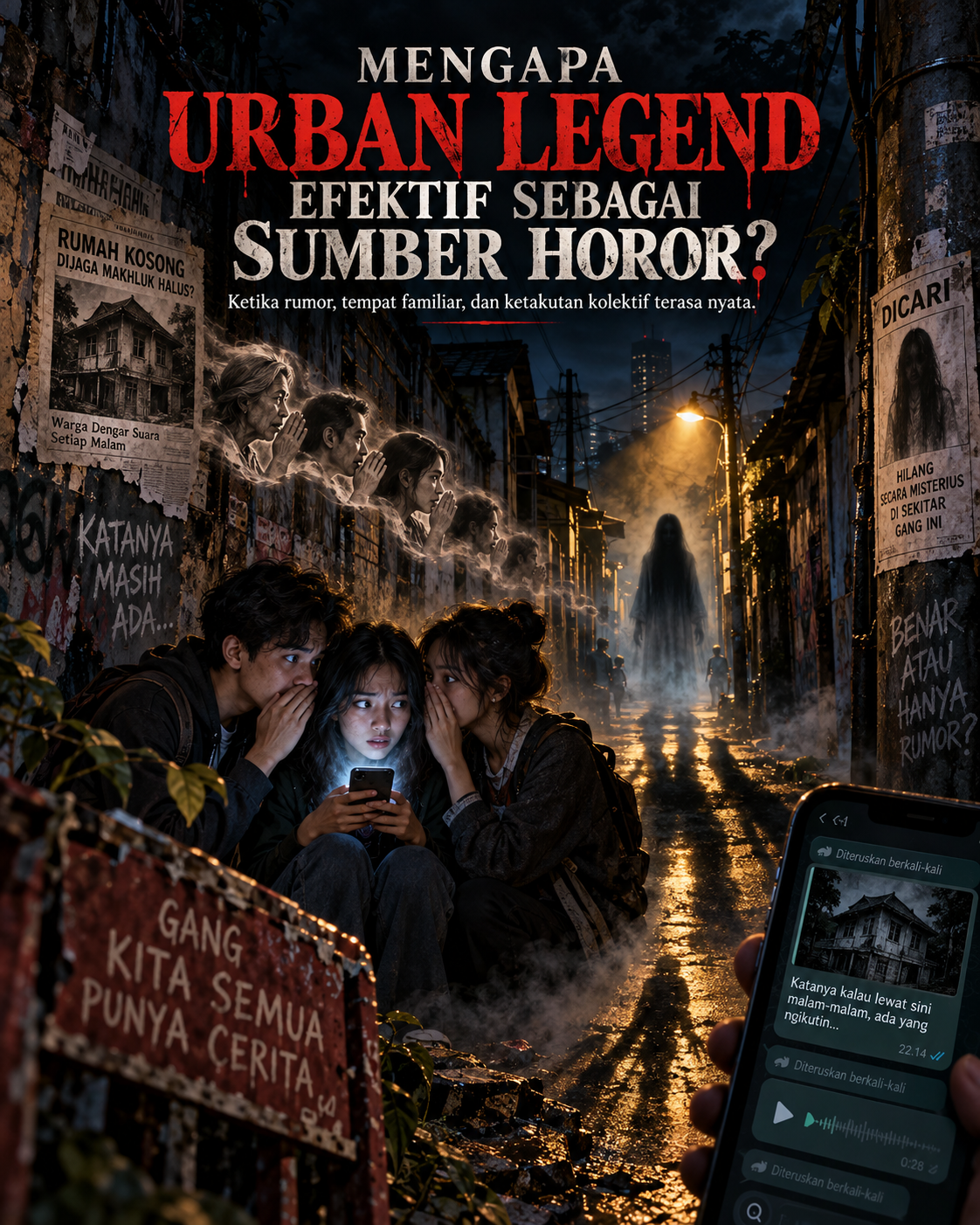 Mengapa Urban Legend Efektif sebagai Sumber Horor? - horor