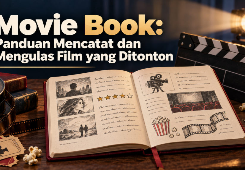 moviebook - Movie Book: Panduan Mencatat dan Mengulas Film yang Ditonton