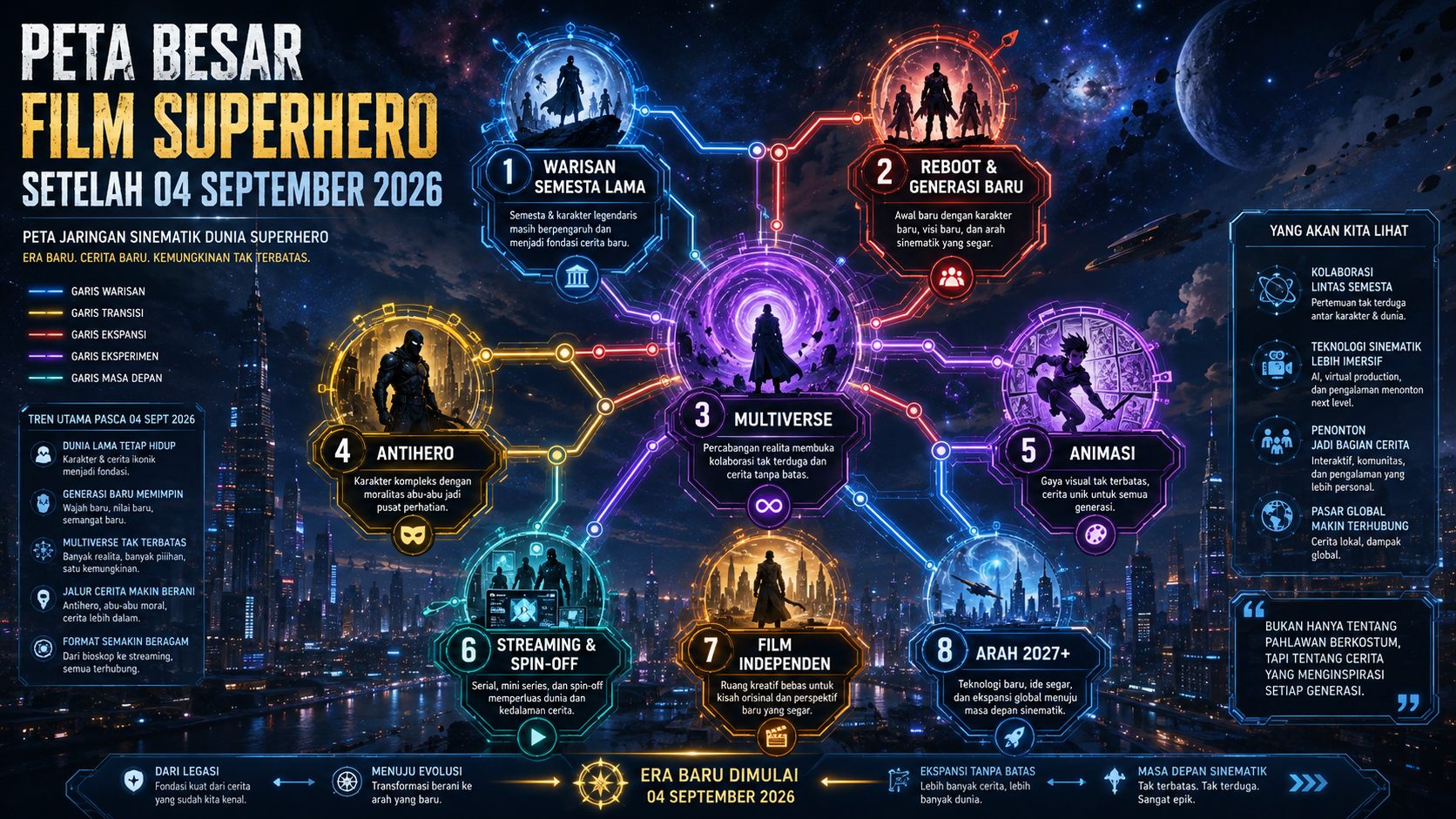 Peta Besar Film Superhero Setelah 04 September 2026 - superhero