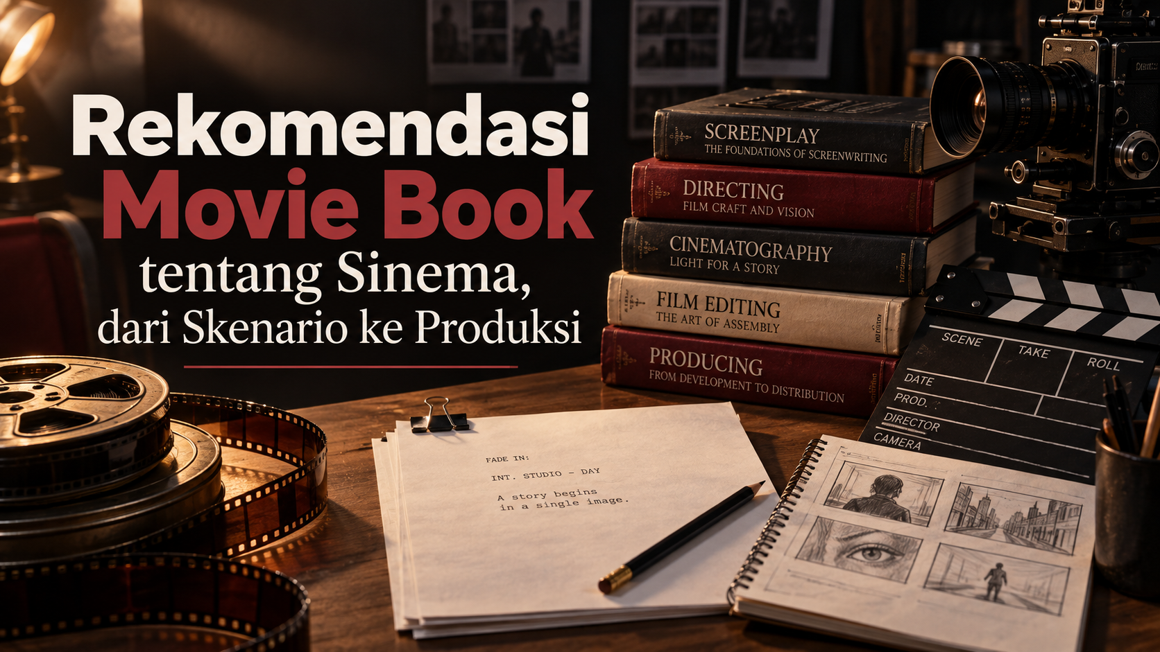 sinema - Rekomendasi Movie Book tentang Sinema, dari Skenario ke Produksi