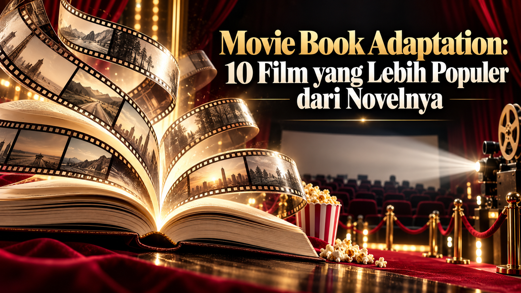 adaptasi - Movie Book Adaptation: 10 Film yang Lebih Populer dari Novelnya