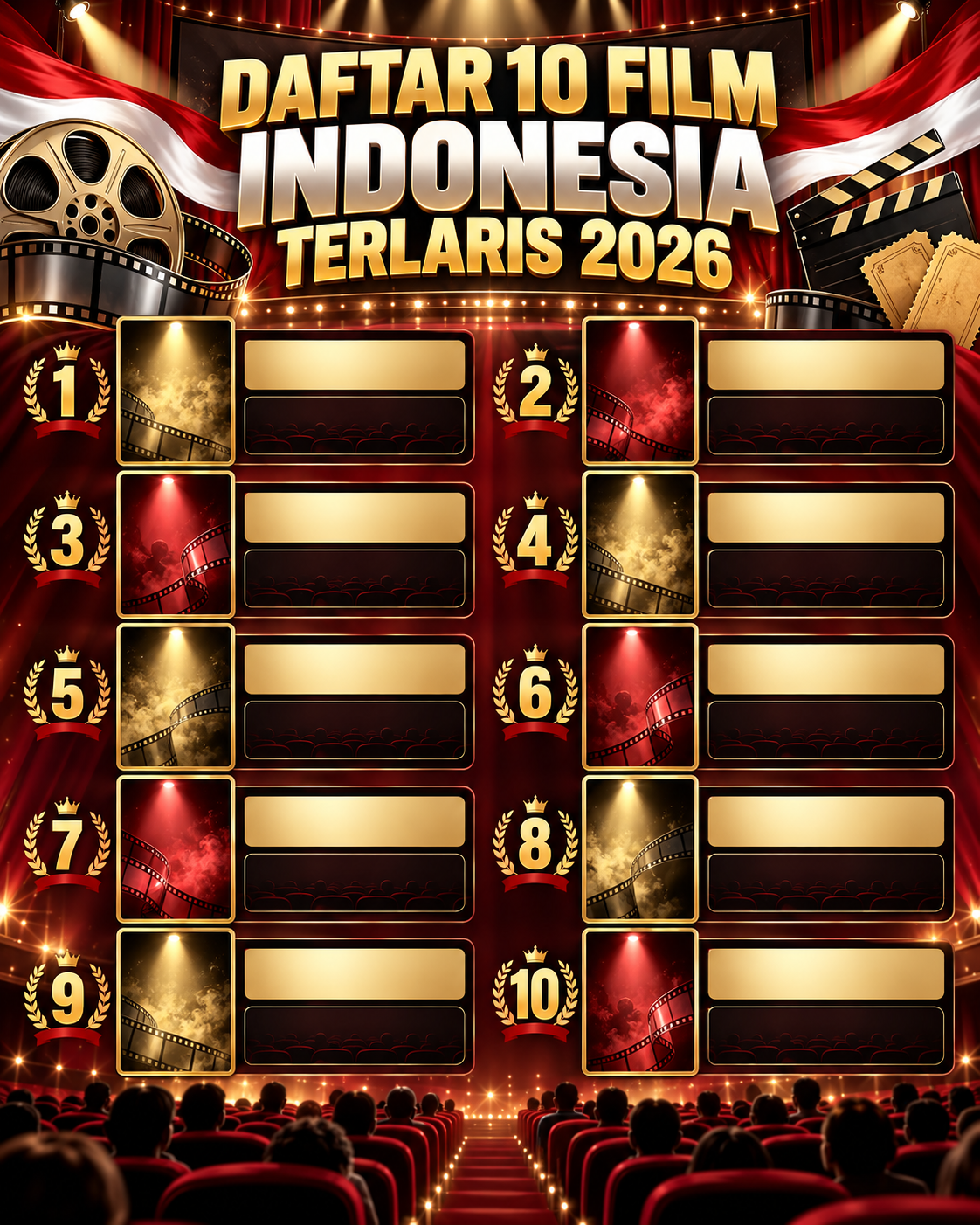 Daftar 10 Film Indonesia Terlaris 2026 - film