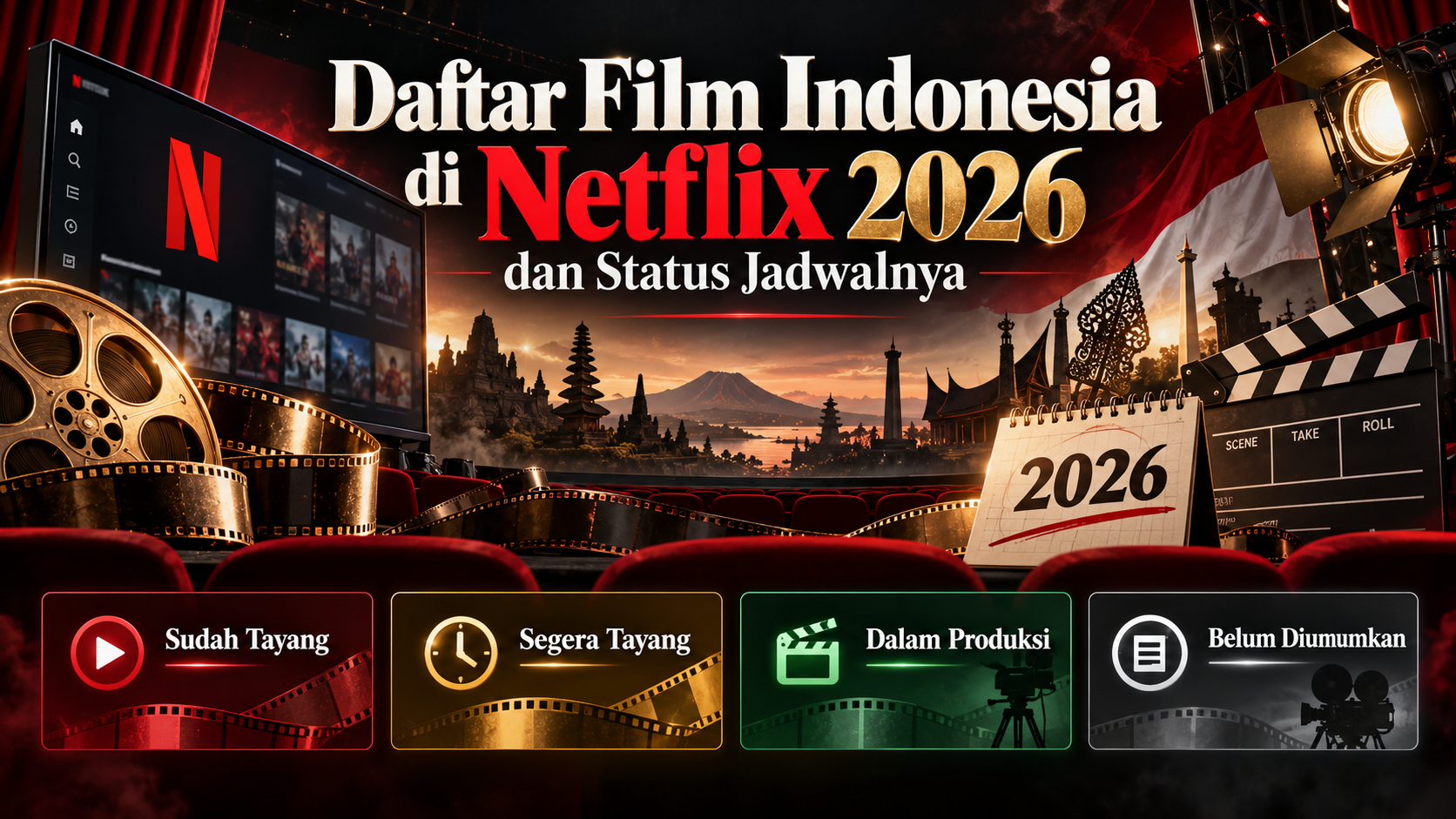 Daftar Film Indonesia di Netflix 2026 dan Status Jadwalnya - film