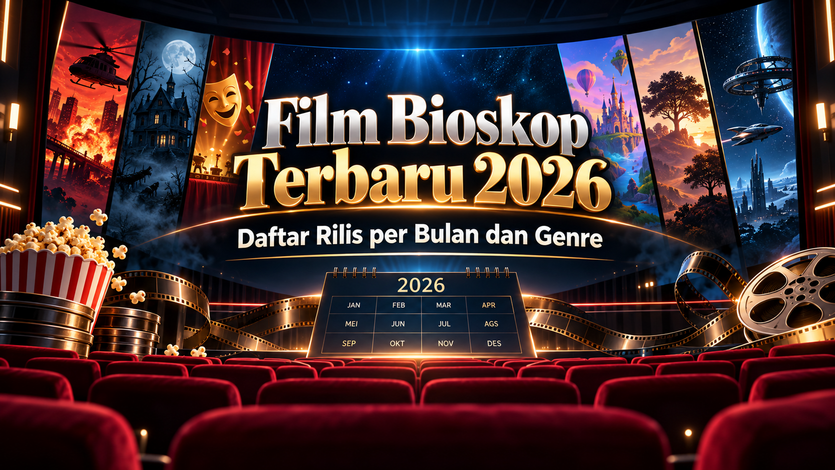 film - Film Bioskop Terbaru 2026: Daftar Rilis per Bulan dan Genre