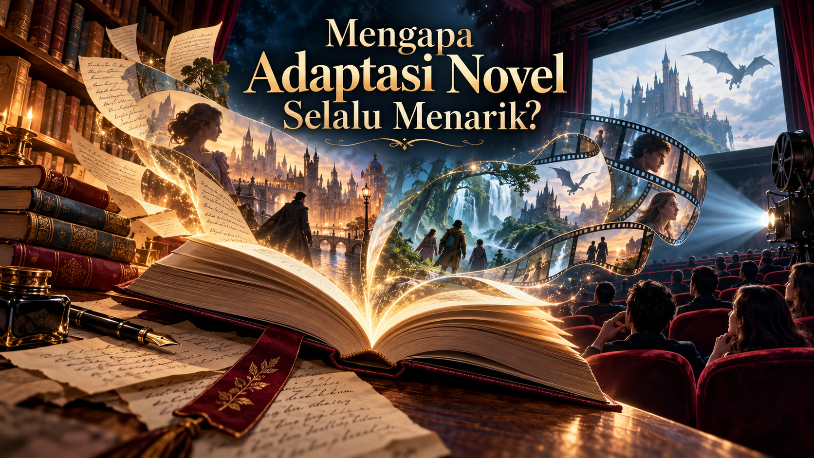 Mengapa Adaptasi Novel Selalu Menarik? - adaptasi