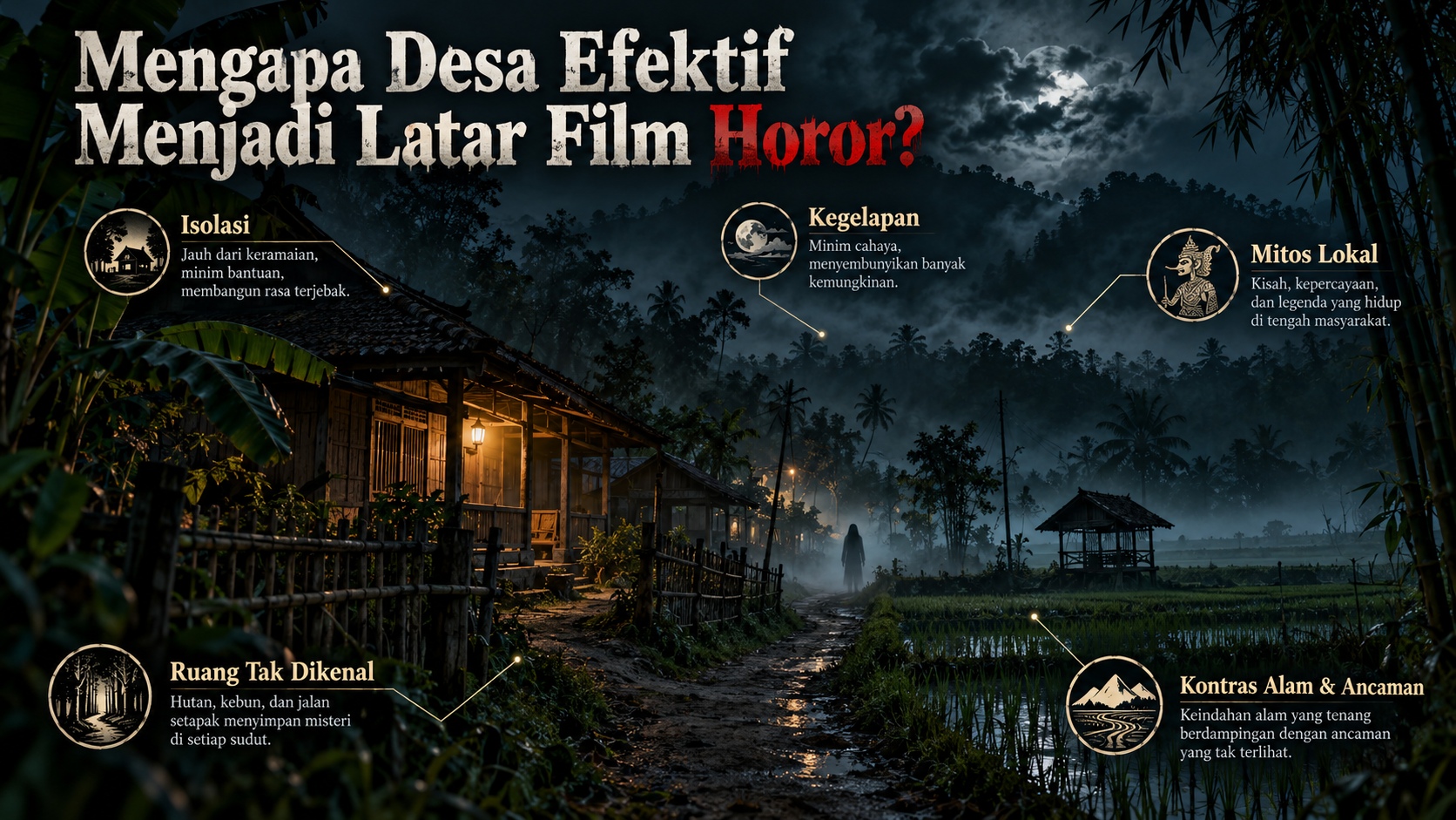 Mengapa Desa Efektif Menjadi Latar Film Horor? - horor