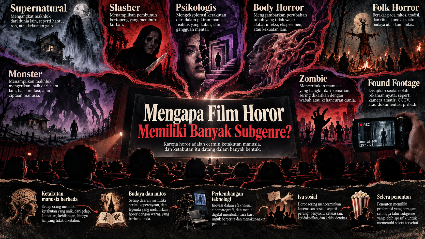 Mengapa Film Horor Memiliki Banyak Subgenre? - horor