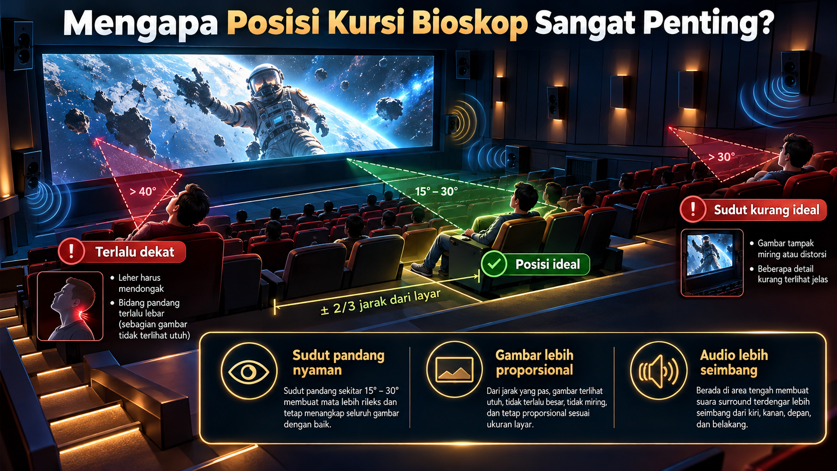 Mengapa Posisi Kursi Bioskop Sangat Penting? - movimax