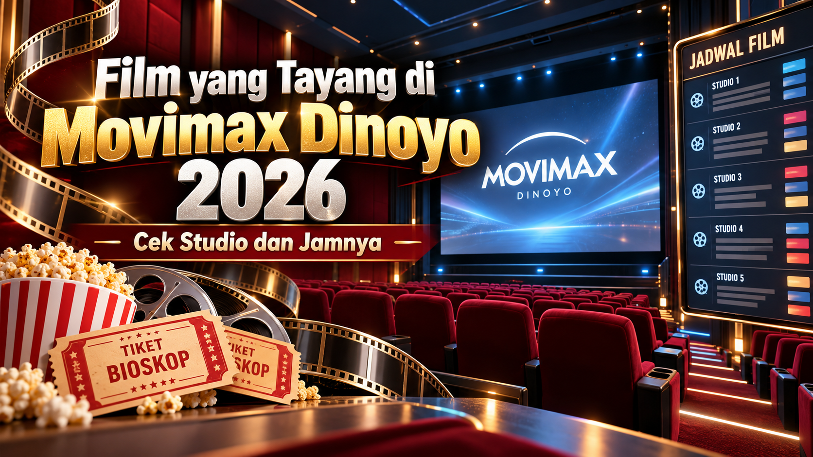 movimax - Film yang Tayang di Movimax Dinoyo 2026, Cek Studio dan Jamnya