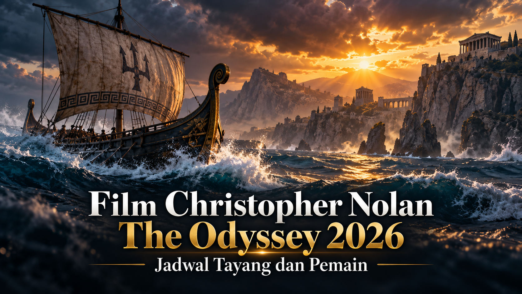 nolan - Film Christopher Nolan The Odyssey 2026: Jadwal Tayang dan Pemain