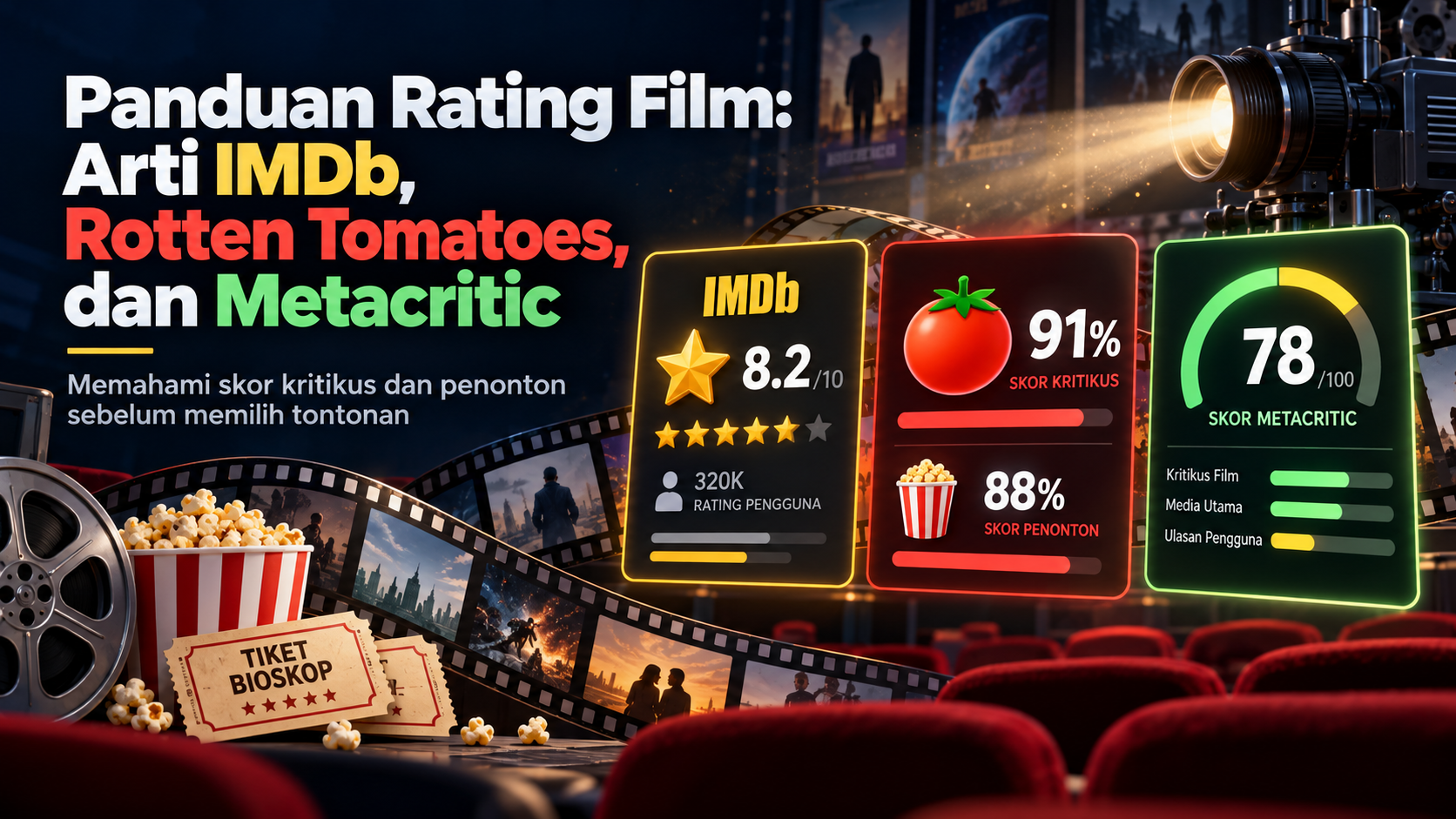 rating - Panduan Rating Film: Arti IMDb, Rotten Tomatoes, dan Metacritic