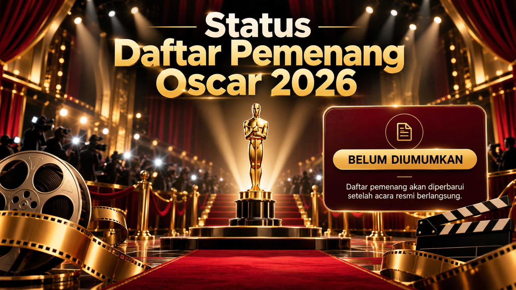 Status Daftar Pemenang Oscar 2026 - oscar